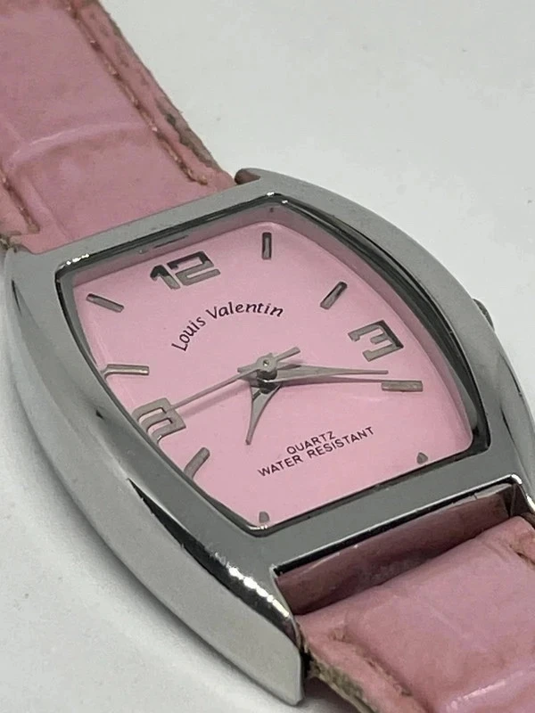 Montre Louis Valentin rose femme vintage quartz suisse – design suisse, élégant et résistant à l'eau – photo 6